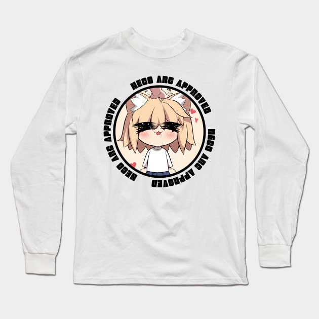 Neco Arc Approves Long Sleeve T-Shirt by the-Bebop